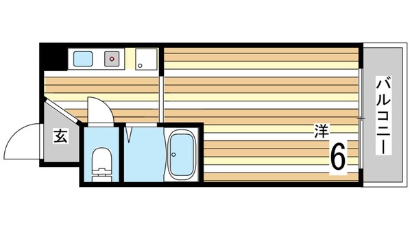 ハイエスト西芦屋の物件間取画像